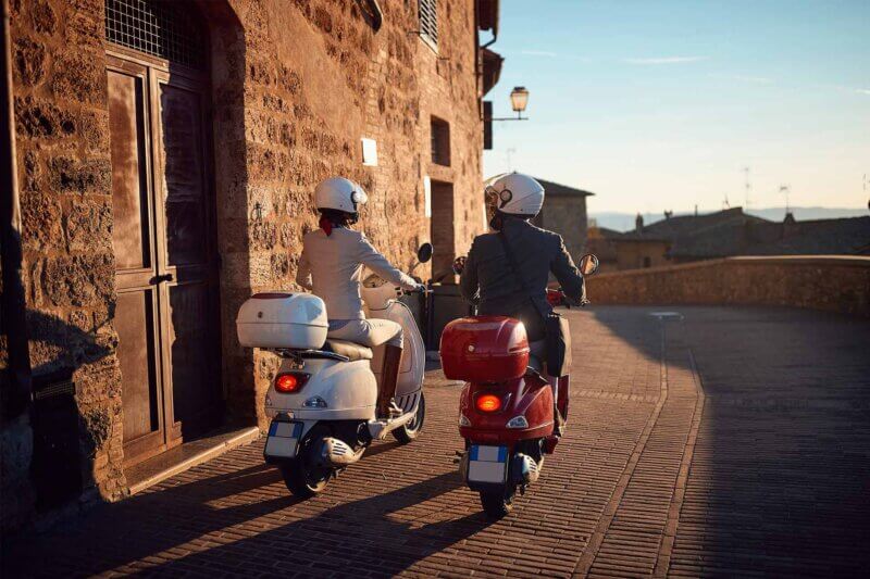 Vespa tour Italië