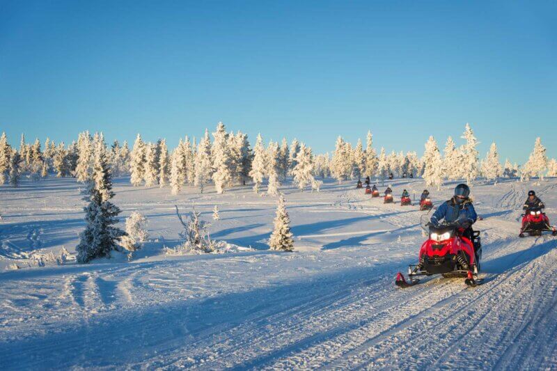 sneeuwscooter Lapland